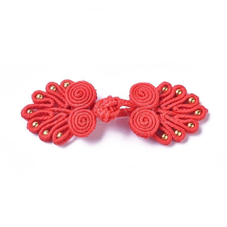 Handmade Chinese Frogs Knots Buttons Sets BUTT-WH0014-29F-1