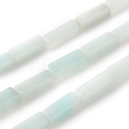 Natural Flower Amazonite Beads Strands G-G837-08-1