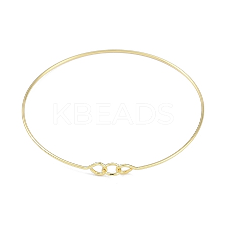 Brass Bangles for Women KK-U020-18G-1
