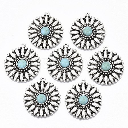 Tibetan Style Alloy Pendants LS-X-PALLOY-R113-007-RS-1