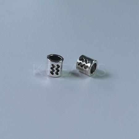 Tibetan Style Alloy European Beads FIND-WH0111-50F-1
