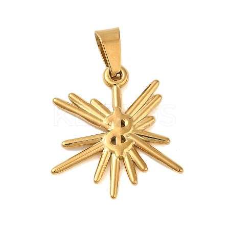 Ion Plating(IP) 304 Stainless Steel Pendants STAS-C103-28G-1
