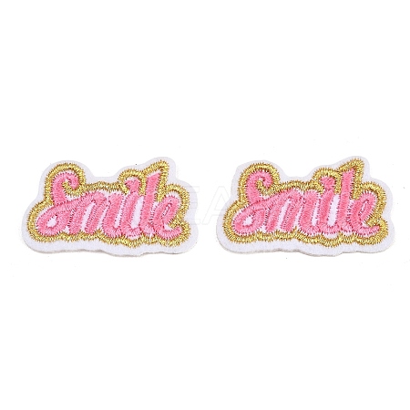 Polyester Computerized Embroidery Cloth Iron on Sew on Patches PATC-L001-07-1