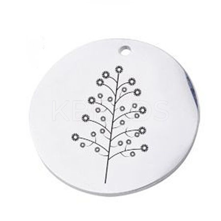 304 Stainless Steel Pendants FIND-CJC0003-10B-1