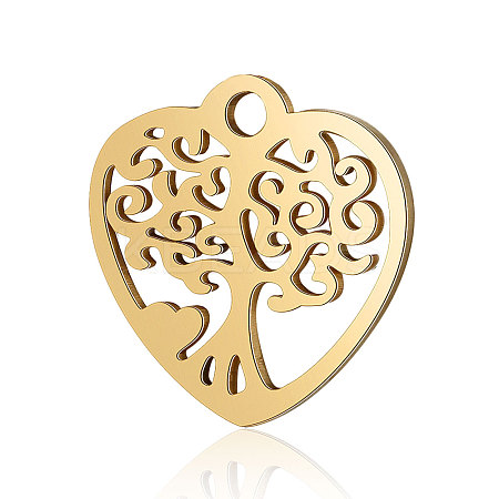 201 Stainless Steel Pendants STAS-S105-T635-2-1