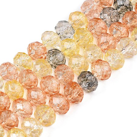 Transparent Glass Beads Strands GLAA-T023-4mm-A10-1