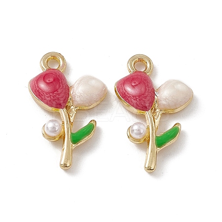 Alloy Enamel Pendants ENAM-K066-09B-1