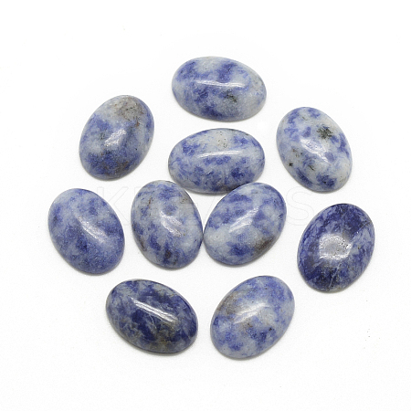 Natural Blue Spot Jasper Cabochons LS-G-R415-18x25-45-1
