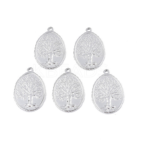 Non-Tarnish 201 Stainless Steel Pendants STAS-T063-188P-1