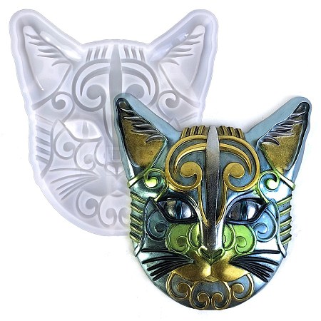 Cat Face Shape DIY Wall Decoration Silicone Molds LS-SIL-F007-01-1