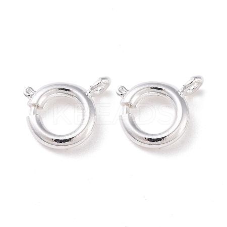Eco-friendly Brass Spring Ring Clasps KK-D082-01B-S-1