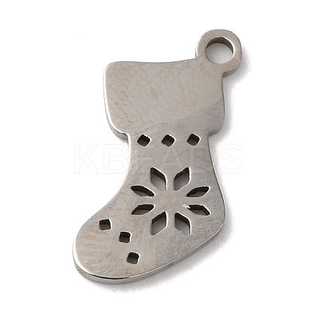 Non-Tarnish Christmas 201 Stainless Steel Pendants LS-STAS-D053-02P-1