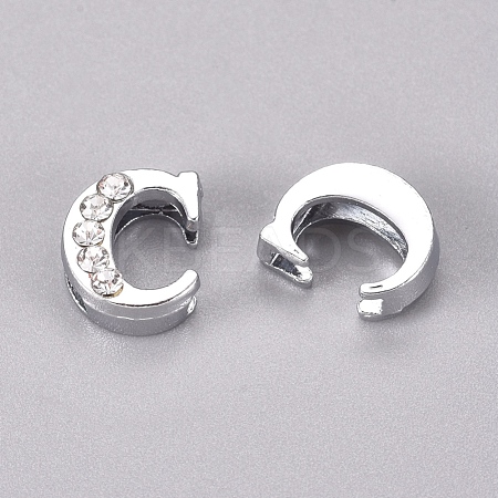 Alloy Slide Charms PALLOY-WH0066-21C-1