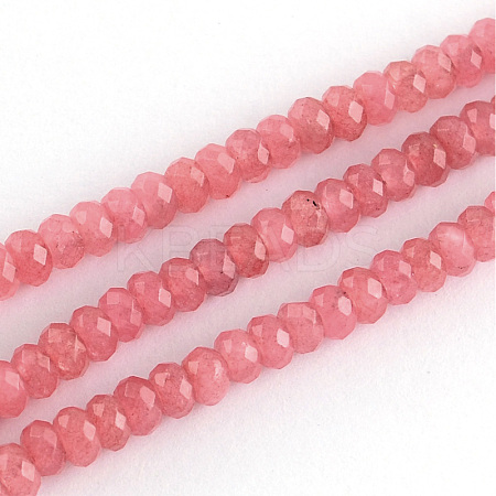 Natural White Jade Bead Strands G-R171-2x4mm-06-01-1