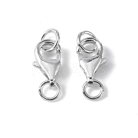 925 Sterling Silver Lobster Claw Clasps STER-I010-11mm-1