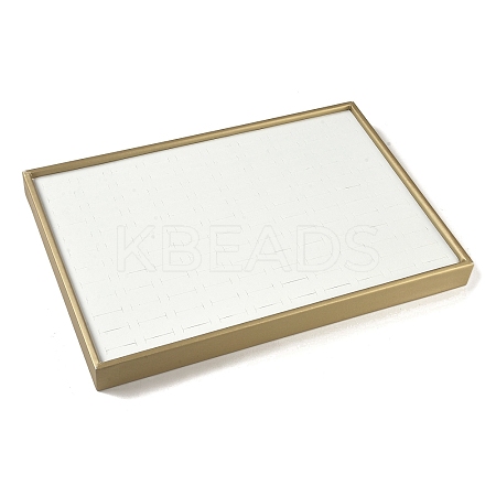 Imitation Leather Jewelry Ring Trays CON-G023-01B-1