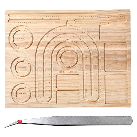 1Pc Bamboo Bead Design Board TOOL-YW0001-41-1