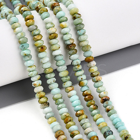 Natural Chrysoprase Beads Strands G-T141-44-1