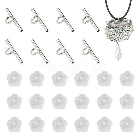 Brass Tube Bails DIY-TA0014-37C-S-1
