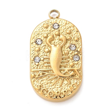 304 Stainless Steel Pendants LS-STAS-F349-03G-11-1