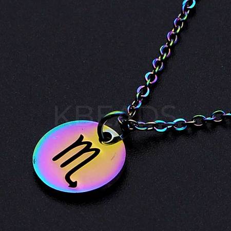 201 Stainless Steel Pendants Necklaces LS-NJEW-S105-JN627-8-1