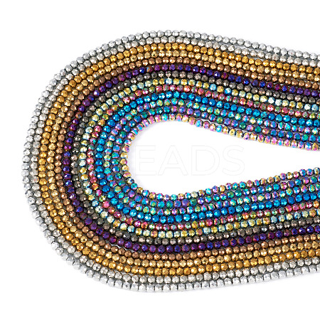13 Strands 13 Style Electroplate Glass Beads Strands GLAA-TA0001-81-1