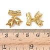 Brass Micro Pave Clear Cubic Zirconia Pendants KK-H526-10G-3