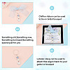 Heart Glass & Stainless Steel Bride Bouquet Pendant Decoration HJEW-GO00081-05-3