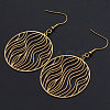 201 Stainless Steel Dangle Earrings STAS-S105-JN604-2-1