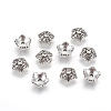 Tibetan Style Bead Caps TIBEB-A24621-AS-LF-1