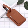 CutHollow 4Pcs PU Leather Luggage Tag OFST-CL0001-01A-02-6
