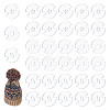 60Pcs 3 Shapes Acrylic Knitted Hat Making Fastener Tool FIND-GA0004-03-1