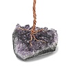Natural Red Jasper Chips Tree of Life Decorations DJEW-P022-03A-09-3