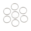 304 Stainless Steel Closed Jump Rings STAS-G393-06P-10-1