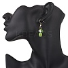 Handmade Glass Seed Beads Apple Dangle Earrings EJEW-MZ00575-5
