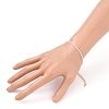 Faceted Electroplate Glass Beaded Bracelets BJEW-JB05693-04-5