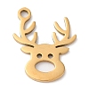 Christmas 201 Stainless Steel Pendants LS-STAS-D053-07G-1