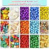 DIY Glass Seed & Synthetic Turquoise & Natural Cowrie Shell Bracelets Making Kits DIY-FS0007-11A-2