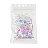 10Pcs 5 Styles Transparent Resin Pendants RESI-FS0002-08-6