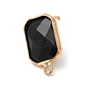 Brass Stud Earring Findings KK-Q777-23LG-2