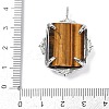 Natural Tiger Eye Pendants G-I381-01P-07-3