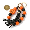Alloy Silicone Keychain HJEW-JM02211-3