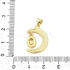 Brass Micro Pave Cubic Zirconia Pendants KK-I723-19G-04-3