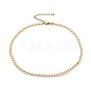 Brass Cobs Chains Necklaces NJEW-JN02637-1