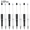10Pcs 2 Colors Plastic Beadable Pens AJEW-YW0001-34D-1