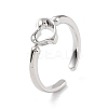 Brass Open Cuff Rings for Women LS-RJEW-A028-02P-1