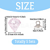 DIY Diamond Glass Bottles Pendants Making Kits DIY-TA0012-40A-3