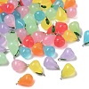Luminous Transparent Resin Pendants RESI-Z038-06P-1