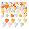 Acrylic Heart Pendants PALLOY-PH01691-7
