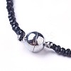 Natural Howlite Necklaces NJEW-G323-01-3